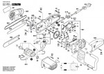 Bosch 3 600 H36 E31 AKE 35-19 S Chain Saw Spare Parts